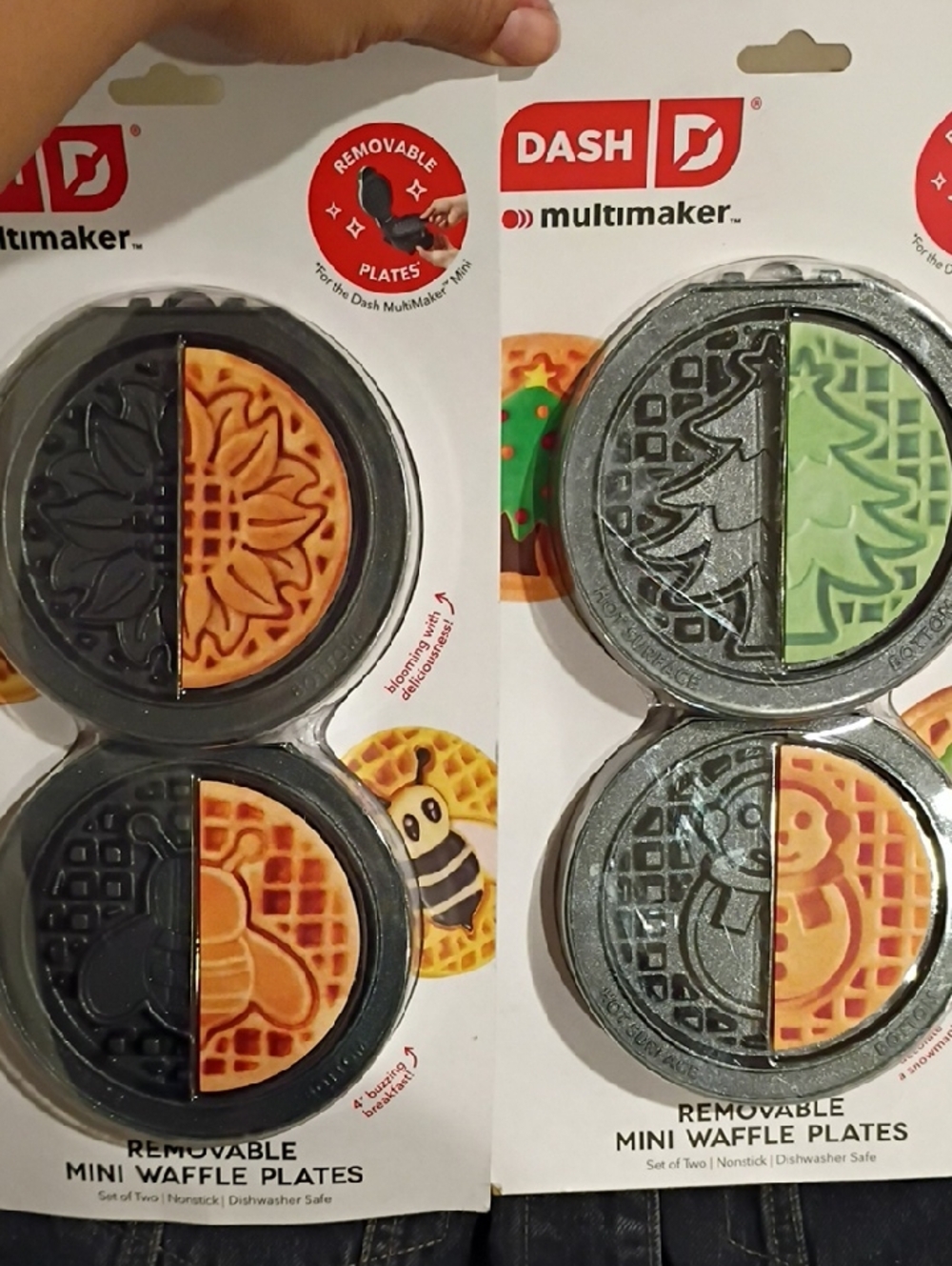 Dash Multimaker Removable Mini Waffle Plates - 2 Sets